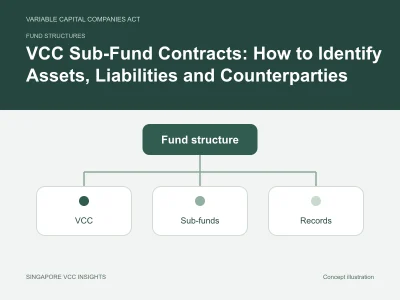 Fund structures illustration for VCC Sub-Fund Contracts: How to Identify Assets, Liabilities and Counterparties