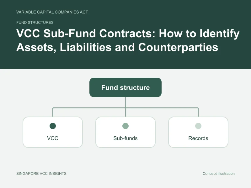Fund structures illustration for VCC Sub-Fund Contracts: How to Identify Assets, Liabilities and Counterparties