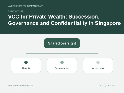 Family offices illustration for VCC for Private Wealth: Succession, Governance and Confidentiality in Singapore