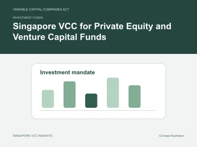 Investment funds illustration for Singapore VCC for Private Equity and Venture Capital Funds