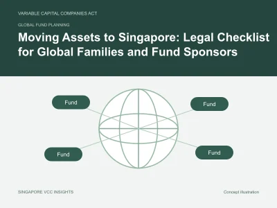 Global fund planning illustration for Moving Assets to Singapore: Legal Checklist for Global Families and Fund Sponsors