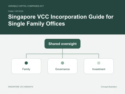 Family offices illustration for Singapore VCC Incorporation Guide for Single Family Offices