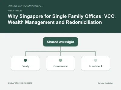 Family offices illustration for Why Singapore for Single Family Offices: VCC, Wealth Management and Redomiciliation