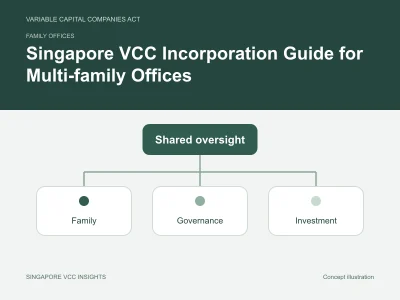 Family offices illustration for Singapore VCC Incorporation Guide for Multi-family Offices