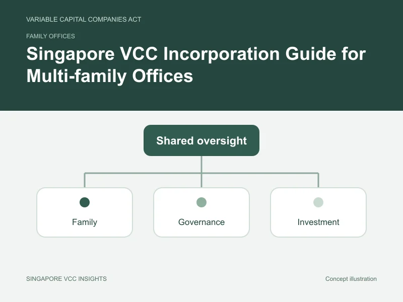 Family offices illustration for Singapore VCC Incorporation Guide for Multi-family Offices