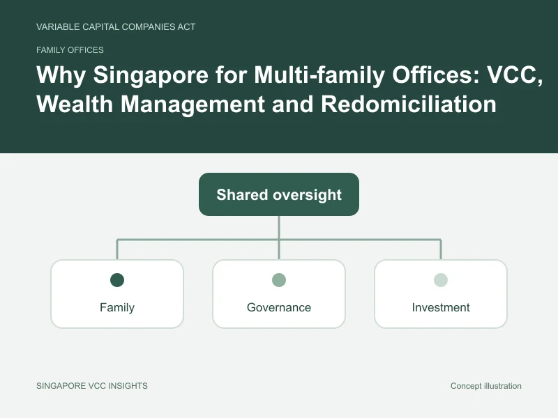 Family offices illustration for Why Singapore for Multi-family Offices: VCC, Wealth Management and Redomiciliation