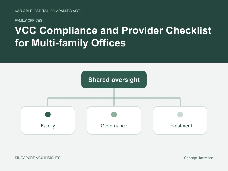 Family offices illustration for VCC Compliance and Provider Checklist for Multi-family Offices