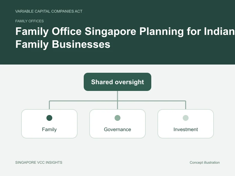 Family offices illustration for Family Office Singapore Planning for Indian Family Businesses