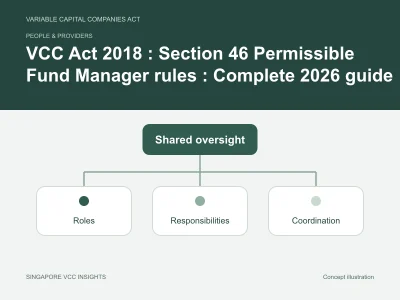 People & providers illustration for VCC Act 2018 : Section 46 Permissible Fund Manager rules