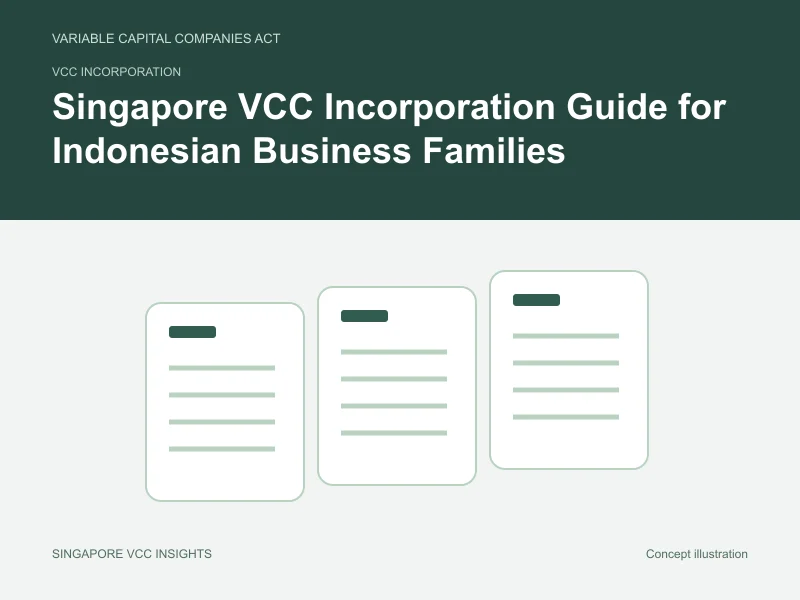 VCC incorporation illustration for Singapore VCC Incorporation Guide for Indonesian Business Families