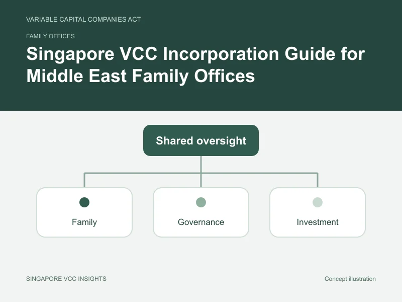 Family offices illustration for Singapore VCC Incorporation Guide for Middle East Family Offices
