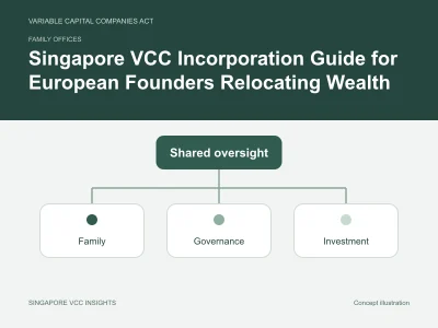 Family offices illustration for Singapore VCC Incorporation Guide for European Founders Relocating Wealth