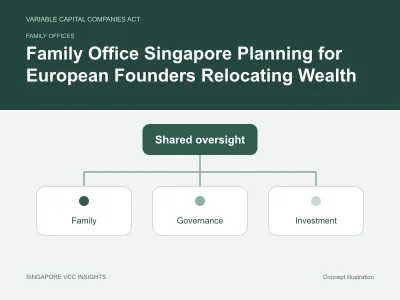 Family offices illustration for Family Office Singapore Planning for European Founders Relocating Wealth
