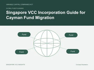 Global fund planning illustration for Singapore VCC Incorporation Guide for Cayman Fund Migration