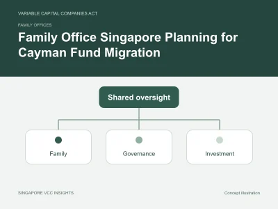 Family offices illustration for Family Office Singapore Planning for Cayman Fund Migration